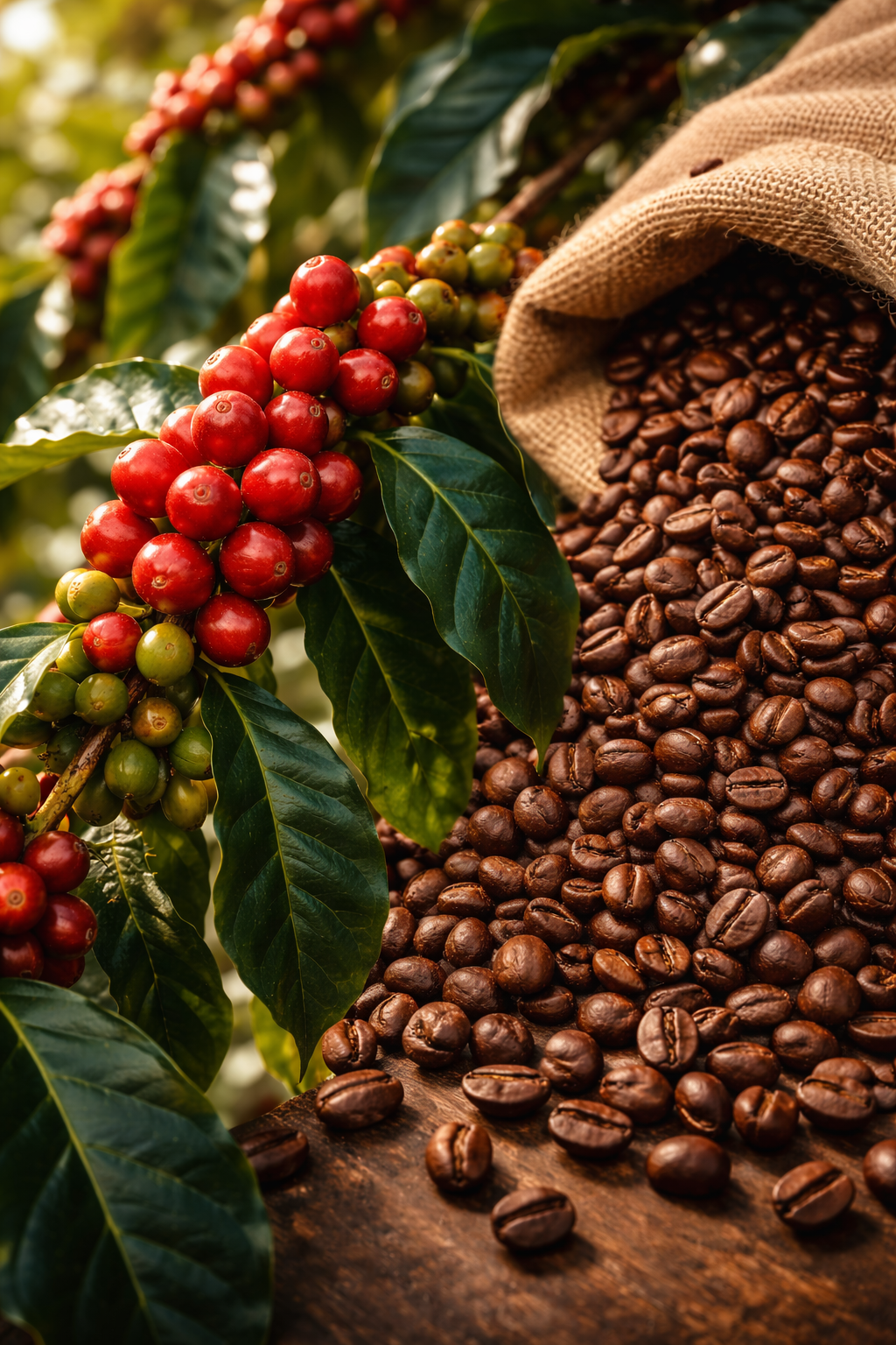 How does altitude affect coffee bean profiles?