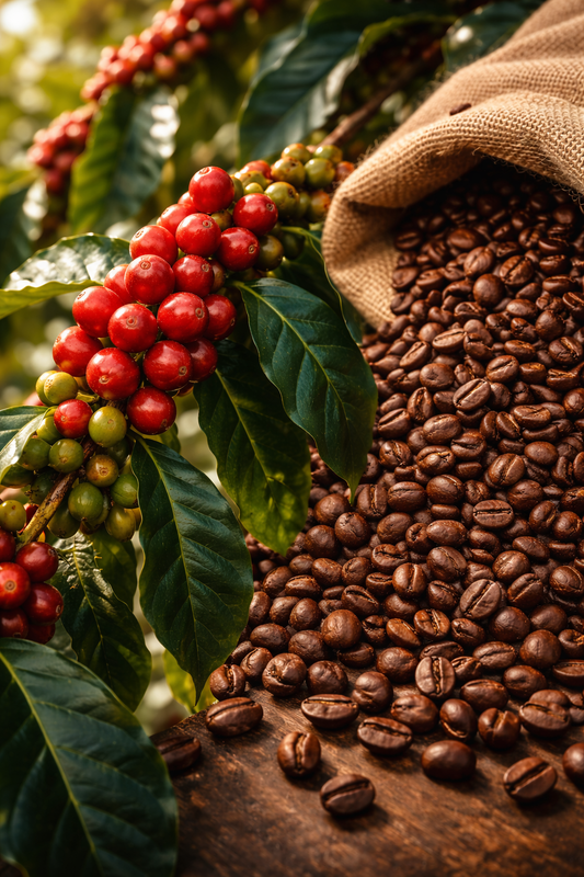 How does altitude affect coffee bean profiles?